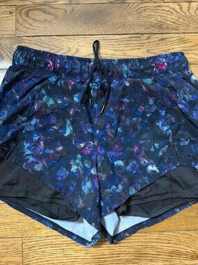 Avia blue and purple floral windbreaker jacket Size L (12-14) #windbreaker #athl